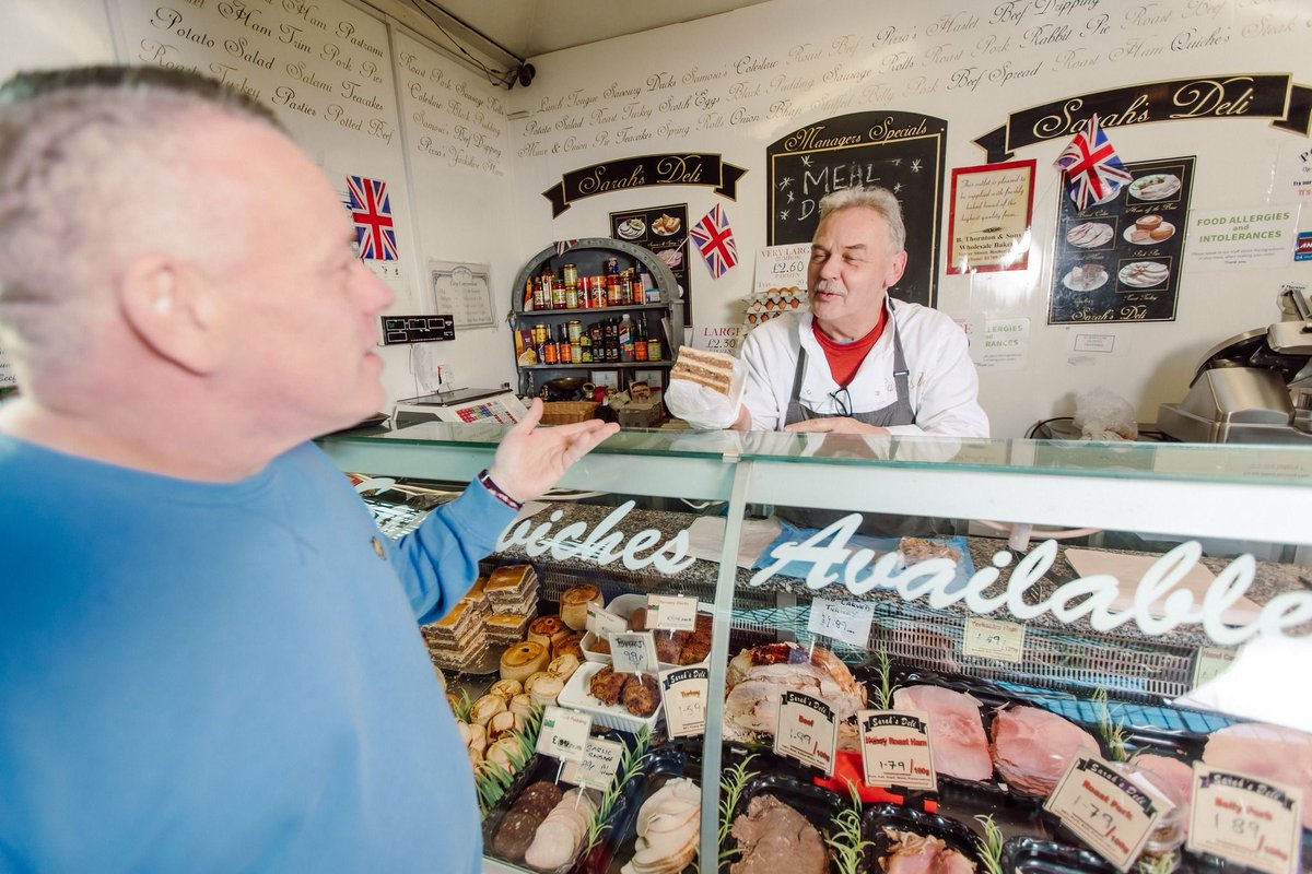 Oh my what a pie! Sarah's Deli based in Rotherham's indoor market can help you whip up a wholesome breakfast, lunch and dinner. Why not take a closer look at their deli delights next time you're in town? #shoplocal #rotherhammarket #rotherhamtowncentre #marketsmatter