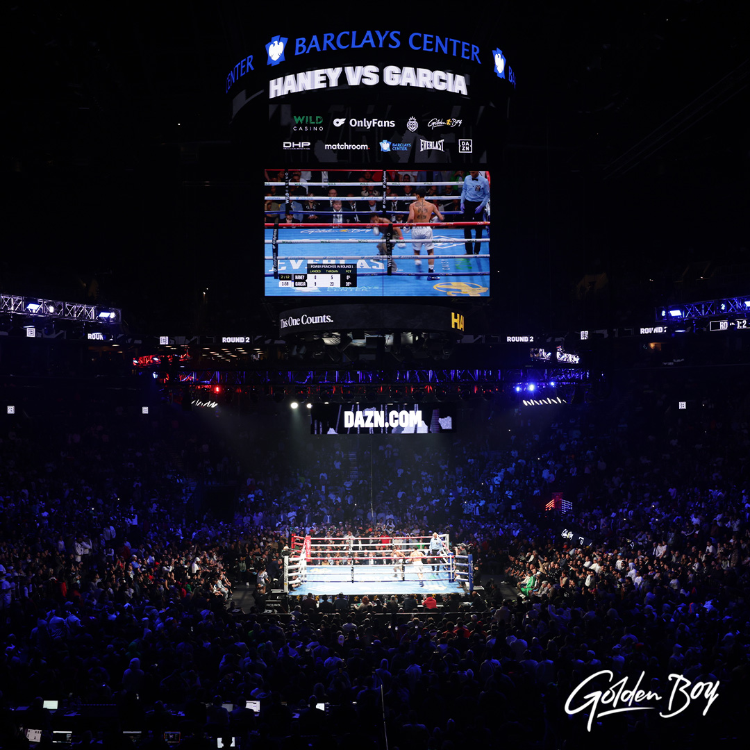 Brooklyn showed 𝐎𝐔𝐓 for #HaneyGarcia!! Thank you New York for an incredible fight week and fight night experience for one of the biggest fights of the year! New York loves boxing and boxing is what we do...𝐁𝐄𝐒𝐓!! 💙 #HaneyGarcia on DAZN