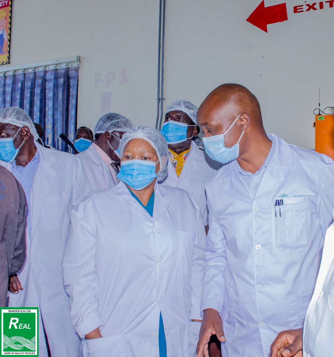 Today, we had the honor of hosting the esteemed Cabinet Secretary ministry of investment, trade and industry Hon. Rebecca Miano, and Principal Secretary Dr. Juma Mukhwana at our textile industry . .......... . Kindly visit 'ALT' for more information