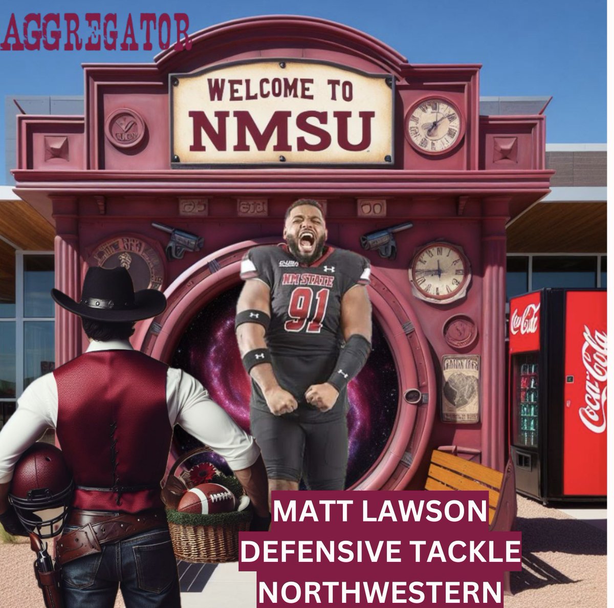 Portal brings in a P5 DT Matt Lawson welcome to Las Cruces!!! 💪🏼💪🏼💪🏼 #AggieUp