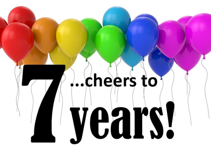 Celebrating 7 years in business with 7% off purchases of 7 items or more, special hours, coloring contest, and more! Open late all week until 7pm. #eatlocal #shoplocal #supportlocal #anniversary #BBQ #spring