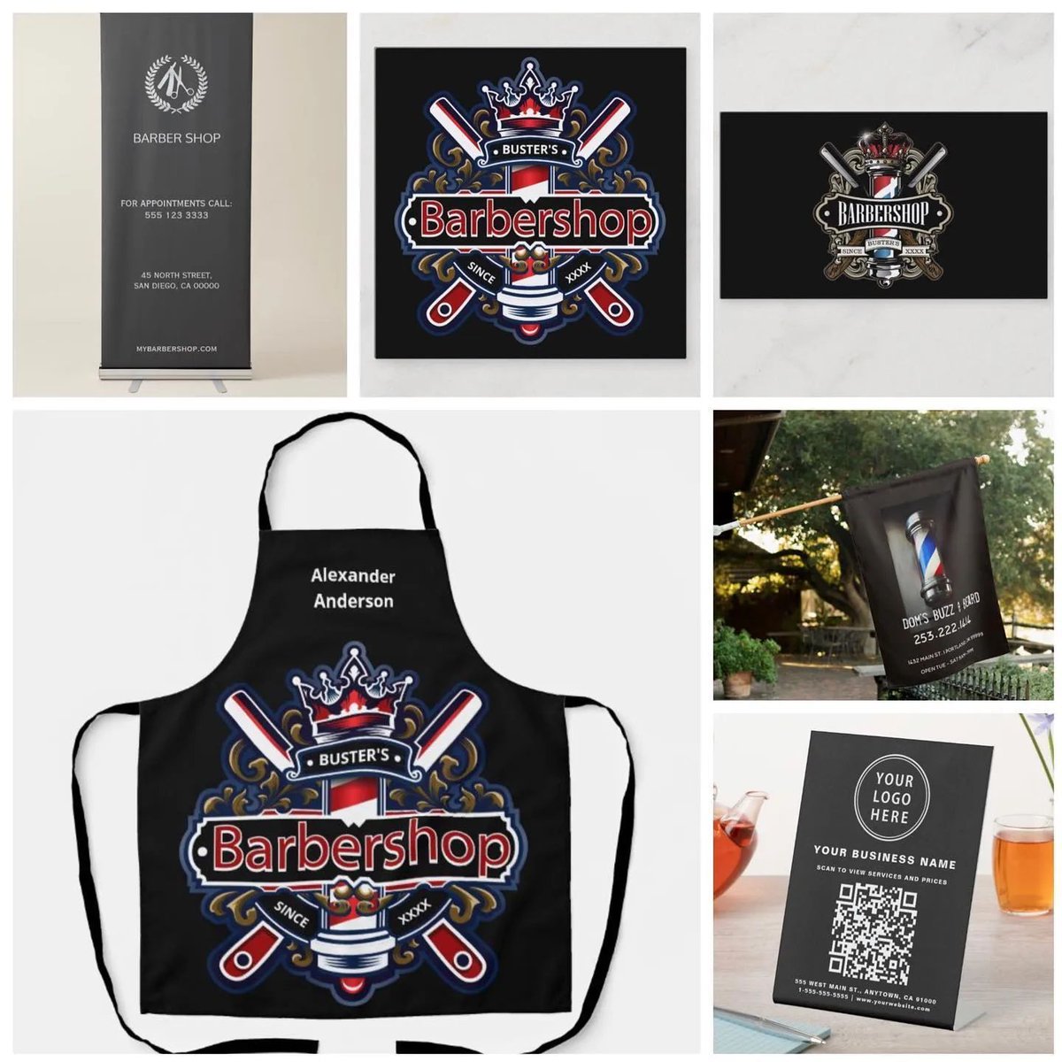 Barber marketing and promotional products to showcase your brand. #barber #barbershop #barbershopconnect #barbershops #barberworld #barberlife #barberstyle