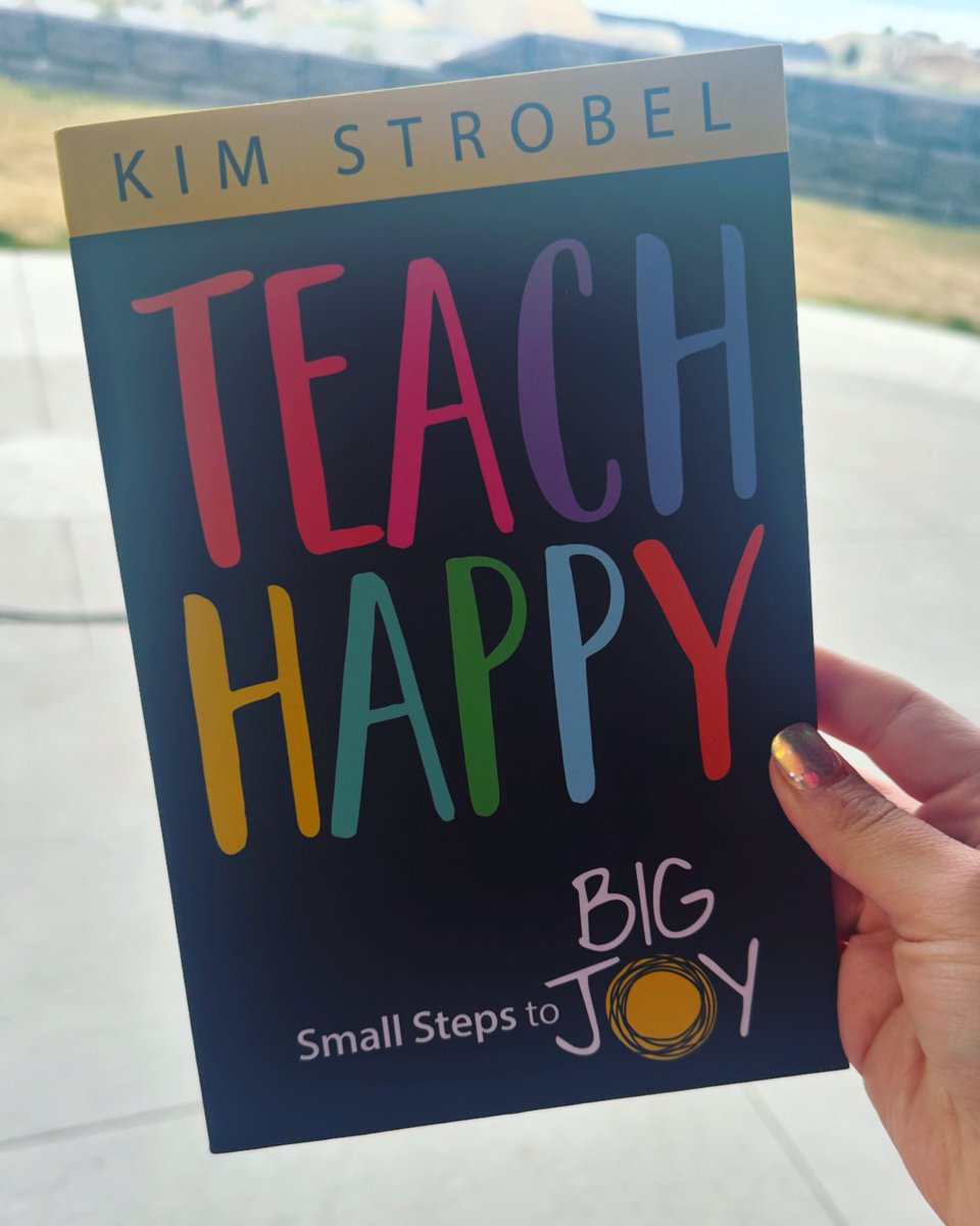 Thank you Kim!!! 

I am so excited to dig into this book! Thank you for the great conversation and this amazing gift! 

If you are an educator, you need this book! Go check it out! 
@strobeled 
#integratedk12 #edutwitter #teachertwitter #teacherreads #teachhappy