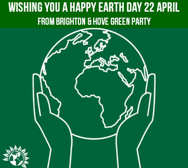 Wishing everyone a happy Earth Day, today, 22 April, even if there's a lot to be sad about. We should never lose hope in the struggle for the planet. Thanks to @worcsgreenparty for their design. More about Earth Day: en.wikipedia.org/wiki/Earth_Day This year's theme is Planet vs Plastics