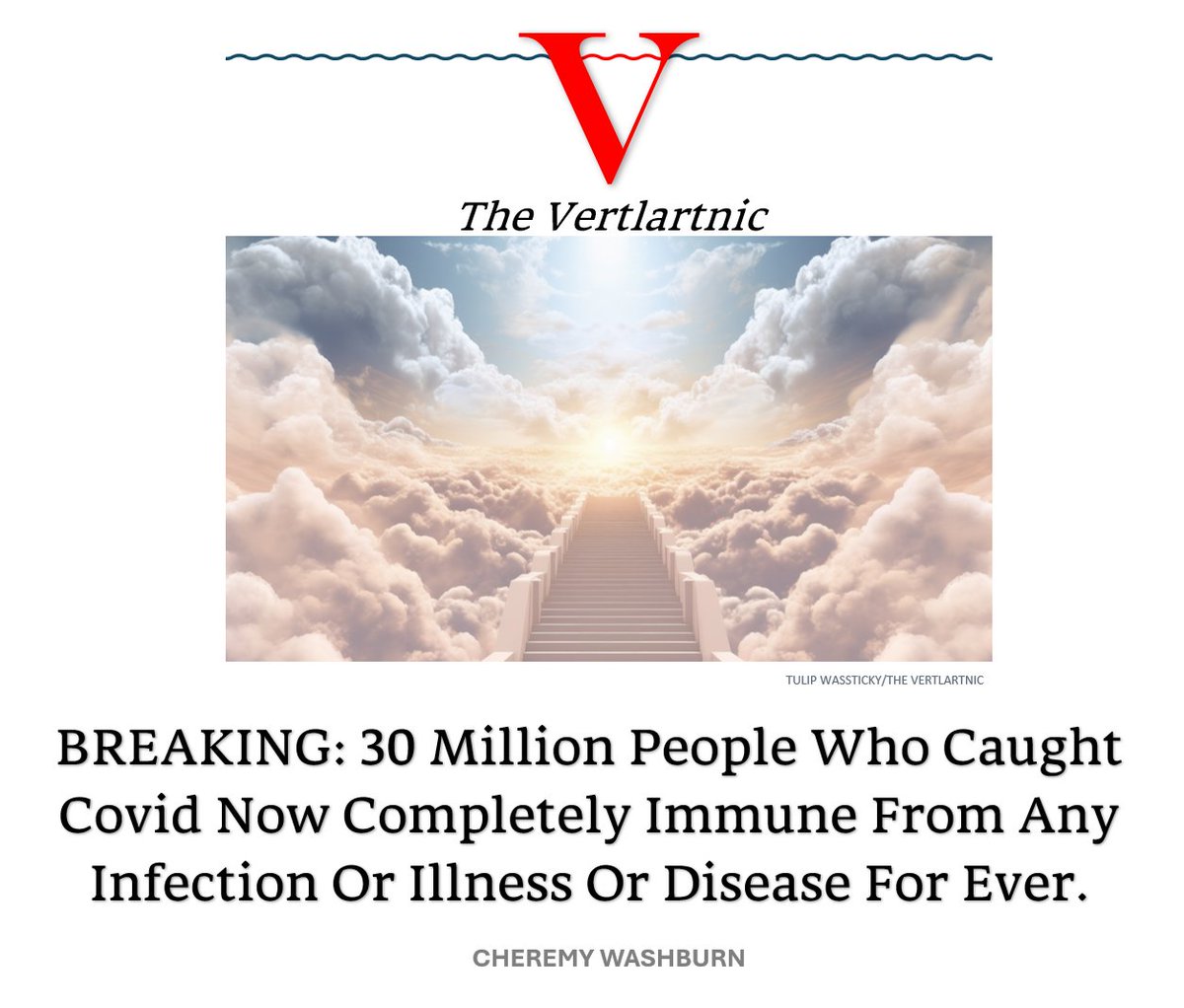 BREAKING: 30 Million People Who Caught Covid Now Completely Immune From Any Infection Or Illness Or Disease For Ever.