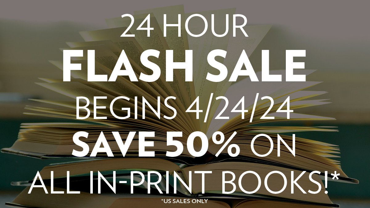 Mark your calendars for a special Flash Sale THIS WEDNESDAY.

Starting April 24, 2024 (4/24/24), enjoy an incredible deal: all in-print books* at an incredible 50% off!

#FlashSale #BookSale #CornellUniversityPress

Learn more: ow.ly/GBu250Rlw7y