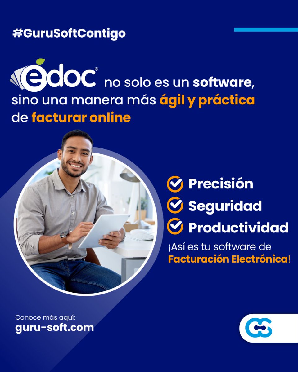 GuruSoftLatam's tweet image. No dejes que métodos de facturación anticuados frenen el éxito de tu negocio.

Cámbiate a #eDoc y experimenta la precisión, seguridad y la productividad que necesitas para crecer. 💪💼

Contáctanos aquí para darte mayor información info@guru-soft.com. 📩

#FacturaciónElectrónica