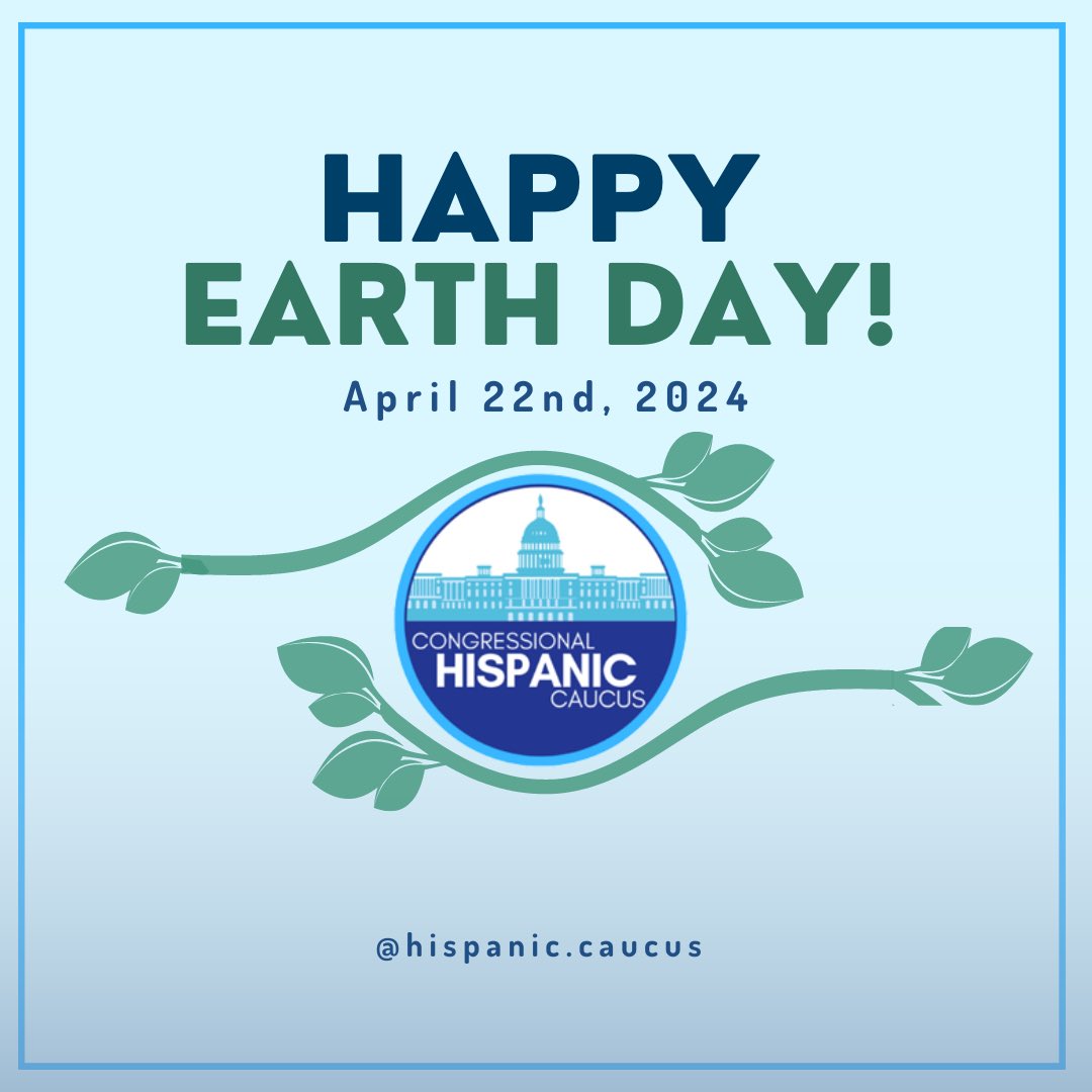 Happy #EarthDay! Today, CHC Members across America commit to further protect & preserve our home and its environmental wonders for generations to come!
