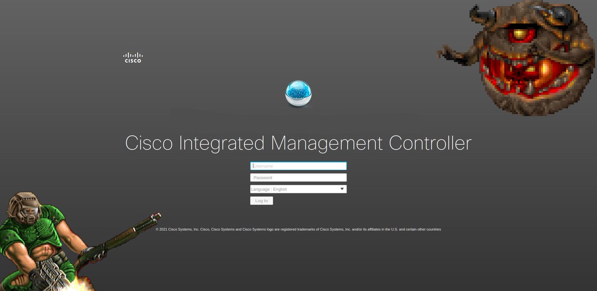 CVE-2024-20356: Command Injection in Cisco Integrated Management Controller, 8.7 rating 🔥 The vulnerability allows attacker to inject almost any code, as demonstrated by the example of the launch of Doom (oh yes, now on Cisco)! Search at Netlas.io: 👉 Link: