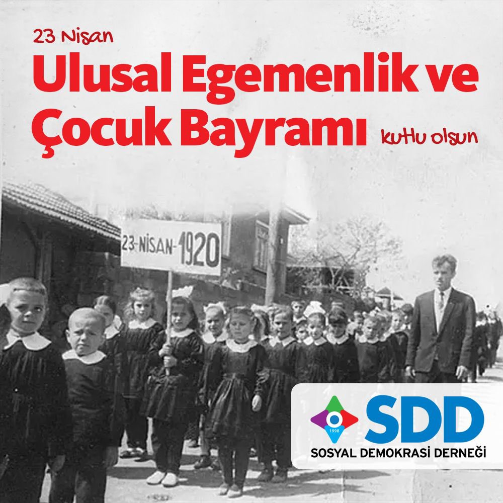Bütün çocukların adil ve eşit bir düzende, mutlu bir yaşam sürmeleri dileğiyle, Cumhuriyetimizin kurucusu Mustafa Kemal Atatürk’ün tüm dünya çocuklarına armağan ettiği Ulusal Egemenlik ve Çocuk Bayramı kutlu olsun.