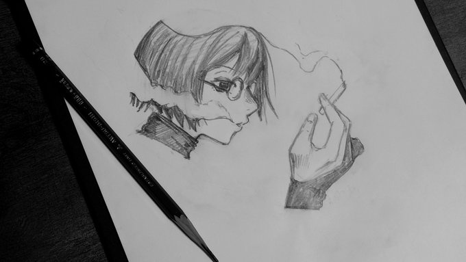 気晴らしアナログ絵。 