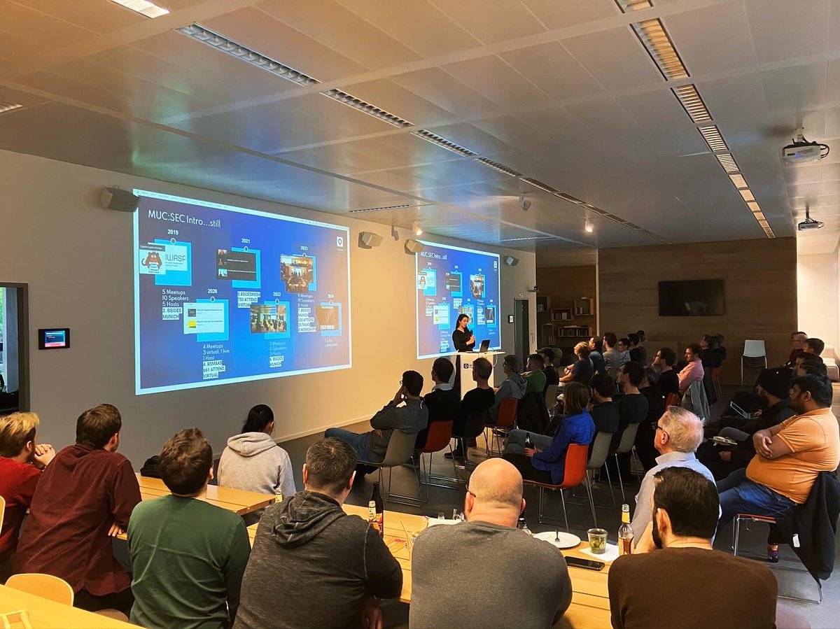 ITKnowledgeBnk's tweet image. Today we are at the MUC:SEC meetup, sitting at the cosy venue of QAware GmbH and enjoying the talks of Franz Wimmer and Tobias Reich.

Thanks to MUC:SEC colleagues for the excellent event and to QAware for being our host today!

#Munich #security #itknowledgebank #mucsec #qaware