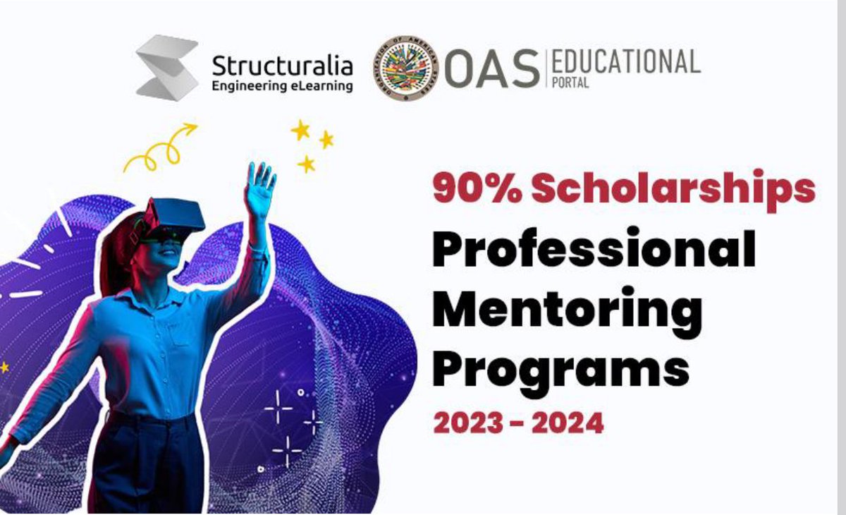 🚀 Exciting news! The Educational Portal of the Americas (EPA-OAS) and Structuralia are offering scholarships for STEM professional mentoring programs. 📅 Apply by July 17, 2024 Apply now: bit.ly/44dqdRC #STEM #Scholarships #EPAOAS #Structuralia