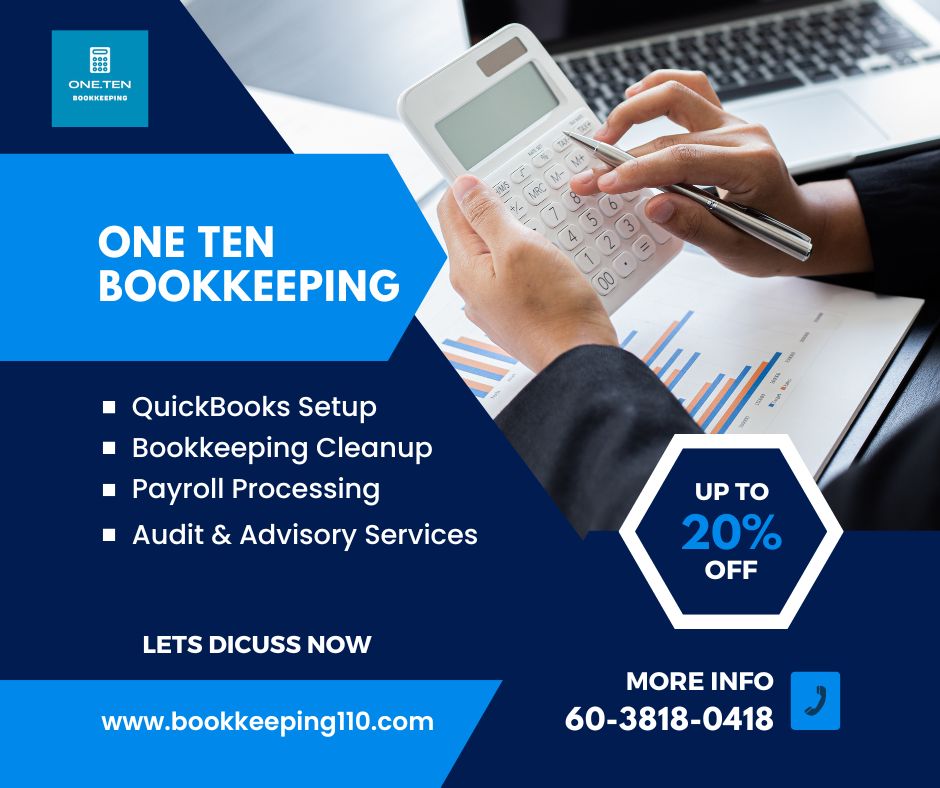 Looking for a Certified Bookkeeper and QuickBooks ProAdvisor? OneTen Bookkeeping offers affordable accounting and bookkeeping services to clients across USA. For Details: Call Now 6038180418 #onetenbookkeeping #payrollservices #quickbookssetup #smallbusinessowner #USA