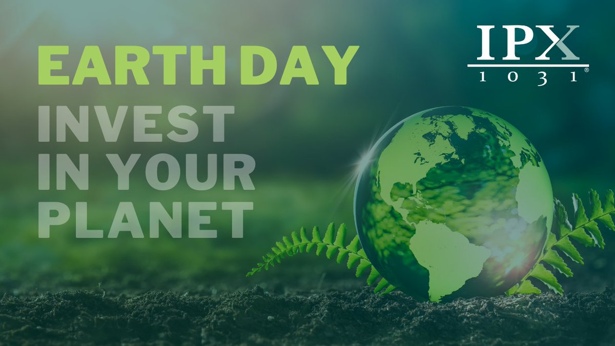 Wishing you a refreshing and beautiful Earth Day. Nurture the nature. #investinourplanet #IPX1031 #1031Exchange #EarthDay2024 #Sustainability #GoGreen