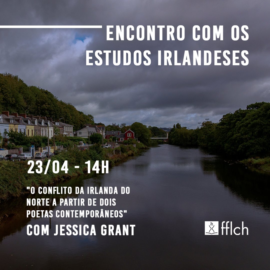 A palestra "O conflito da Irlanda do Norte a partir de dois poetas contemporâneos" introduzirá a história e repercussão dos Troubles, como é chamado o conflito da Irlanda do Norte (1968-1998).

Local: Ireland Corner. Av. Prof. Lúcio Martins Rodrigues, 310, Cidade Universitária