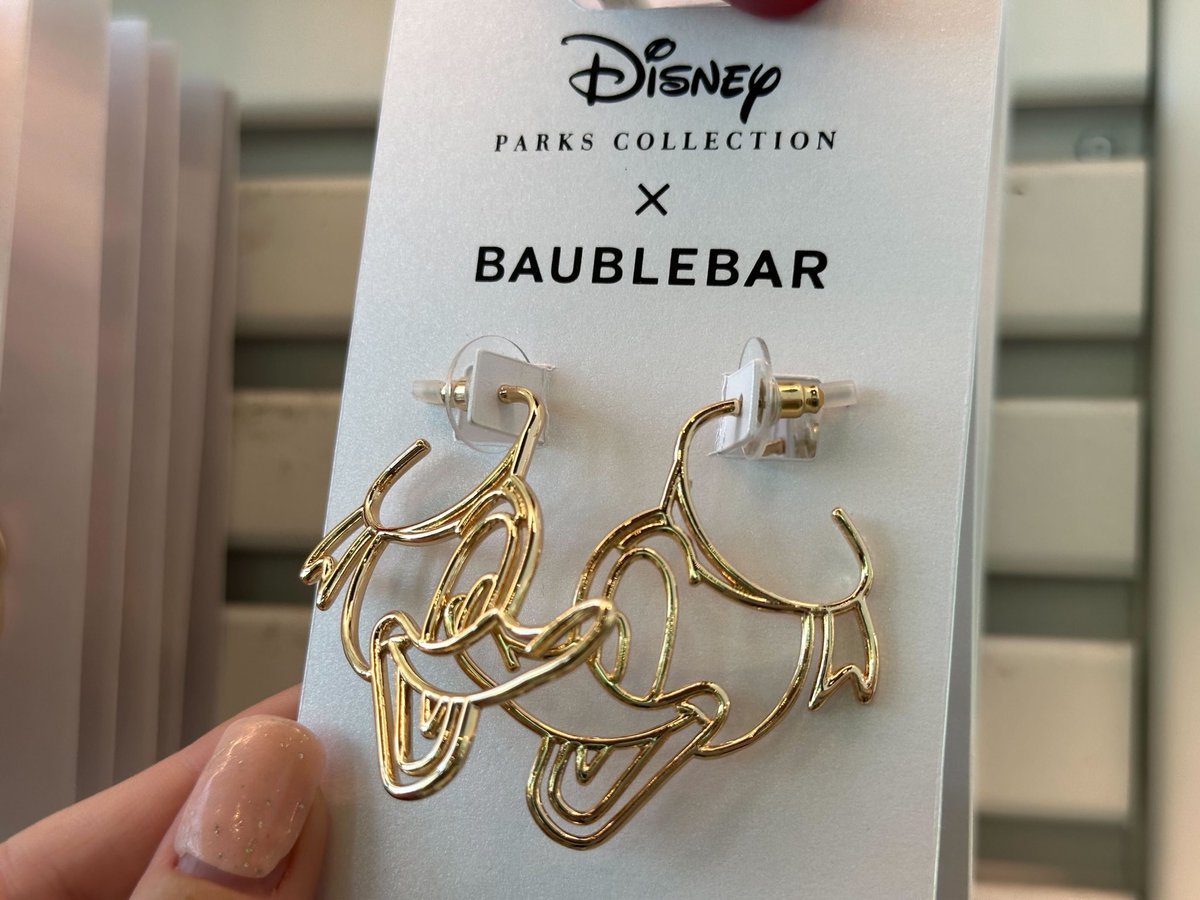 Disney BaubleBar Earrings
📍Creations Shop in EPCOT

- Mickey Outline 🏷️$40.00
- Minnie Outline 🏷️$40.00
- Donald Outline 🏷️$40.00
- Mickey and Minnie Cherries 🏷️$38.00
- Mickey Colorful Earrings 🏷️$40.00