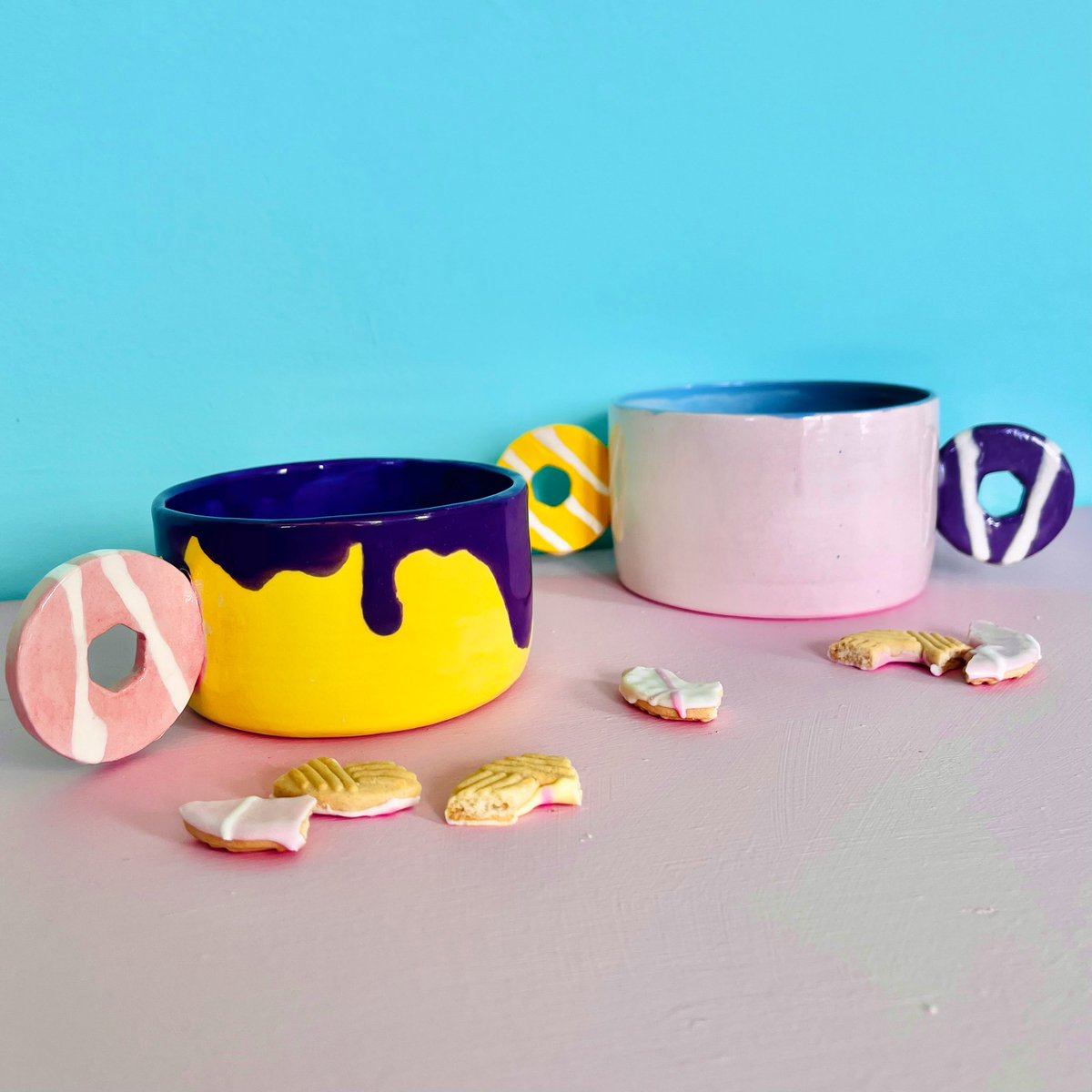 With a big birthday approaching for me this week 😯 I’m getting in the party spirit with party ring inspired ceramics new on AdamCeramic.com 🥳🎉
