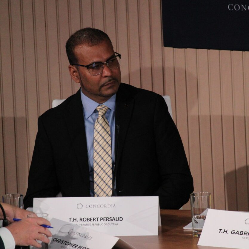 “It is important that we identify a collaborative, regional, and hemispheric approach in dealing with some of these challenges that affect our countries.” - T.H. @PersaudRobert, Foreign Secretary, Cooperative Republic of Guyana at #ConcordiaSummit #Concordia24