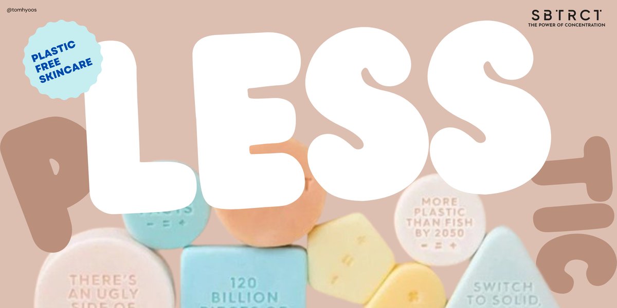 TomHyoos's tweet photo. Advertising @SBTRCT_skincare's plastic free skincare range for today's @OneMinuteBriefs #EarthDay #VanityForHumanity π§Ό https://t.co/MMT228vL9L