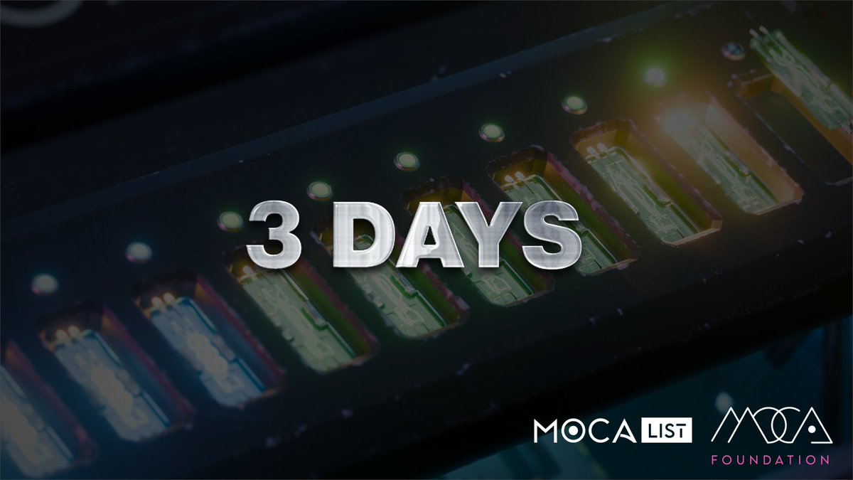 3 DAYS TO GO ⏰ $MOCA Community Public Sale starts on April 25, 12am UTC 📅Mark your calendar ✅Complete KYC & 2FA 💰Pre-fund your CoinList account $MOCA 🔜