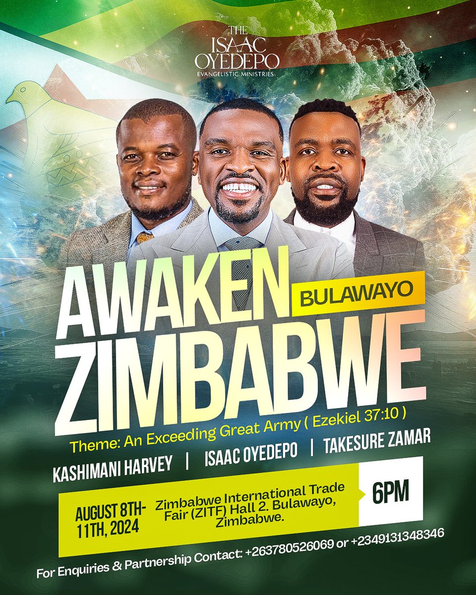 🇿🇼 🇿🇼 🇿🇼 🇿🇼 🇿🇼 🇿🇼 A•W•A•K•E•N Z•I•M•B•A•B•W•E An exceeding great army is arising from the valley of dry bones. Ministering along side is @tk_zamar and @growing_faith_church_byo @kashimanimuziwakhe #awaken #awakenzimbabwe #tioem #anazaogenerationconnect