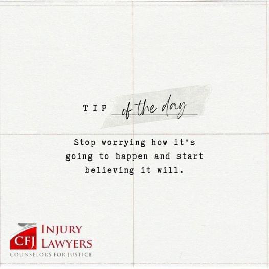 Let's get this week going in the right direction!
Call CFJ Injury Lawyers 📞(843) 553-0007
 #charlestonattorney #injurylawyer #charlestonlawyer #personalinjurylaw #personalinjuryattorney #personalinjurylawyer #MotivationalMonday