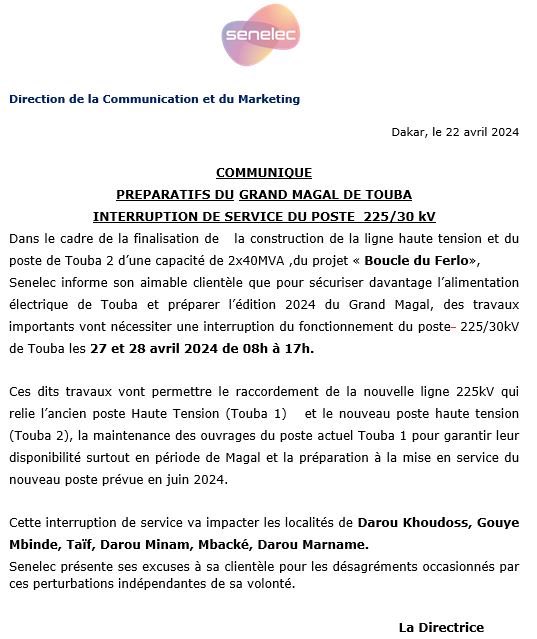 sene_ngor's tweet image. #Senelec #Touba #Magal #18Safar #électricité