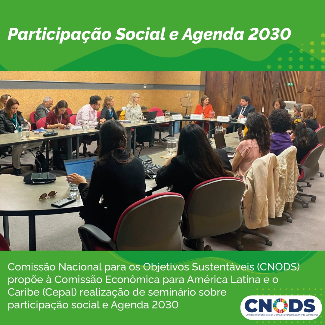 📢🌿A CNODS organizou mesa de debate no Foro de Países da América Latina e Caribe sobre o desenvolvimento sustentável, além disso, Brasil e México, por sugestão da CNODS, propuseram à Cepal, a realização, em setembro, de um seminário sobre participação social e Agenda 2030.