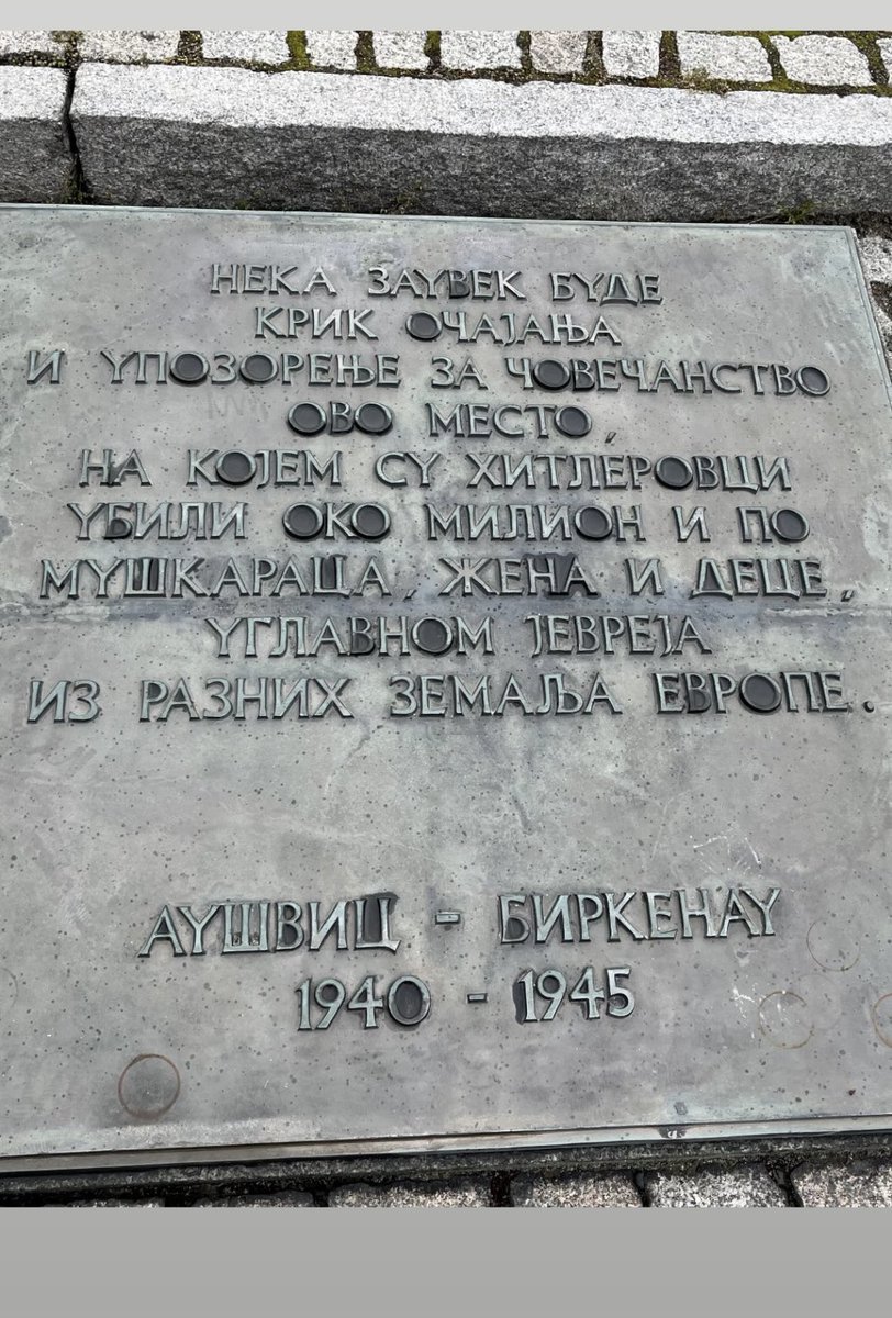 Brat moga dede Cvetko  je ovde ubijen u Aušvicu. Imao je 16 godina. Nacizam najveće zlo!