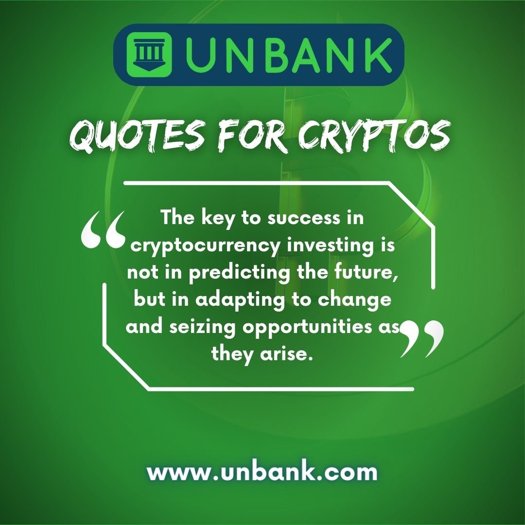 Unleash the power of cryptocurrency's potential and harness its transformative capabilities. Stay tuned to Unbank for expert advice, tips, and tricks. #unbank #quotes #cryptolearning #cryptomarket #success #cryptoinvestment #cryptocurrencies