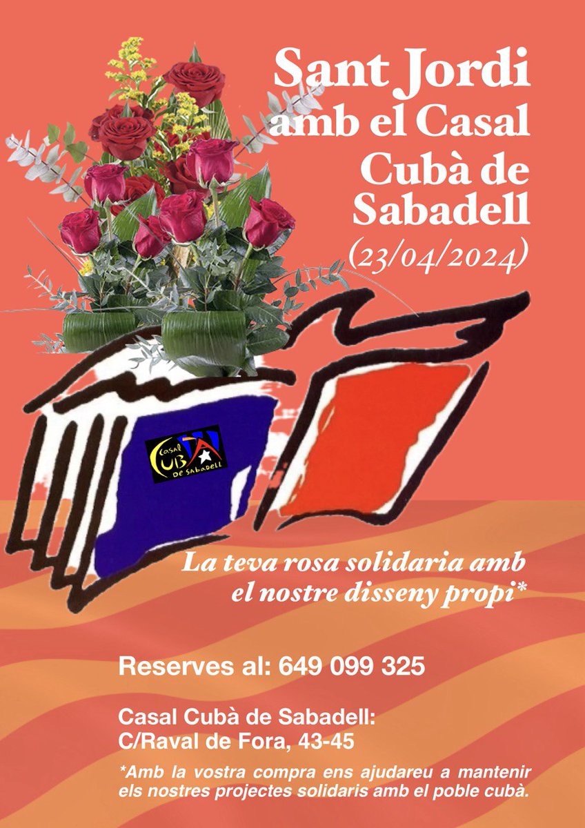 alicia_valencia's tweet photo. 🌷St Jordi amb títols excel·lents d'editorials Tigre de paper, Bellaterra, Verso, Manifest
📍Rambla de #Sabadell entre Lacy i Riego
📚Vine per la rosa i el llibre d’anàlisi i pensament polític
⭐Punt d llibre especial St Jordi amb @Comunistes #AnyLenin 1924-2024
🐉#SantJordi2024 https://t.co/Exp5Xqpscw