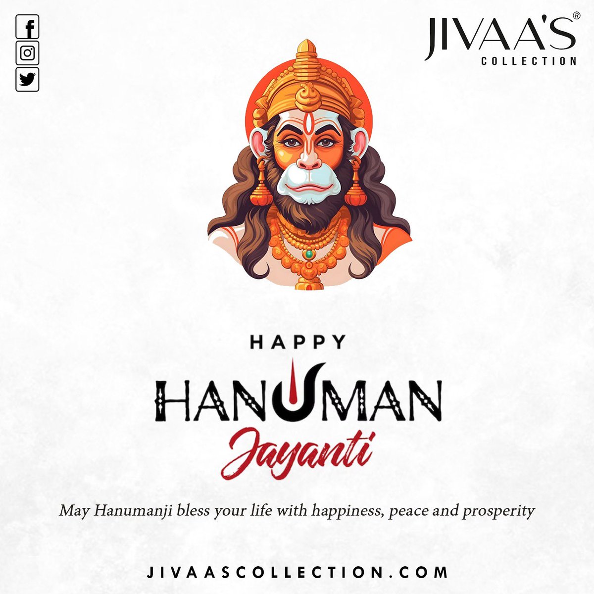 May Hanumanji bless your life with happiness, peace and prosperity. Happy Hanuman Jayanti✨

#jivaas #JivaasCollection #instajewellery #indianjewellery #bollywoodfashion #customisejewellery #weddingjewellery #silverjewellery #rajkotjewellery #rajkot_diaries #statementjewelry