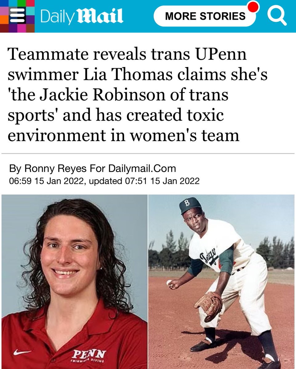 .@Reese10Angel There are millions of female athletes who know that a man in women’s sports is no Jackie Robinson. They see EVERY other woman in your position fold under pressure. They hope you stand strong. If you do, you will be a LEGEND—regardless of your final career stats.