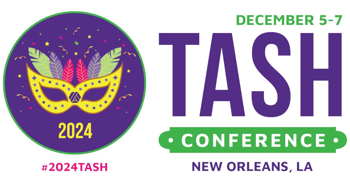 TASHtweet's tweet photo. Are you a researcher, program administrator or advocate working to include people with disabilities in all aspects of life? We want to hear from you! Submit a proposal to present your work at the 2024 TASH Conference in New Orleans, December 5-7. https://t.co/sbSypy1QFc #2024TASH https://t.co/6X3Z78t6mW