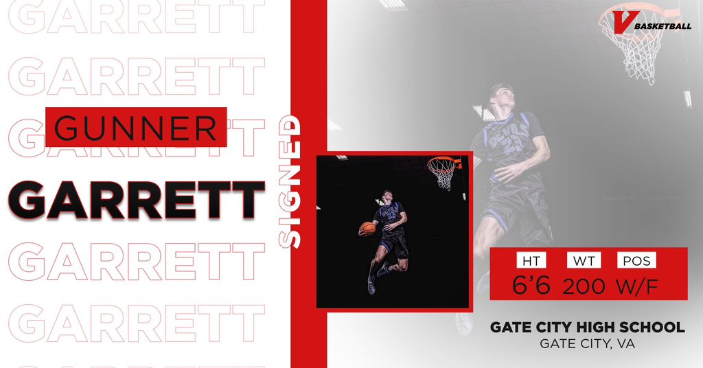 We are excited to announce the signing of Gunner Garrett‼️🔴⚪️ #GoCavsGo