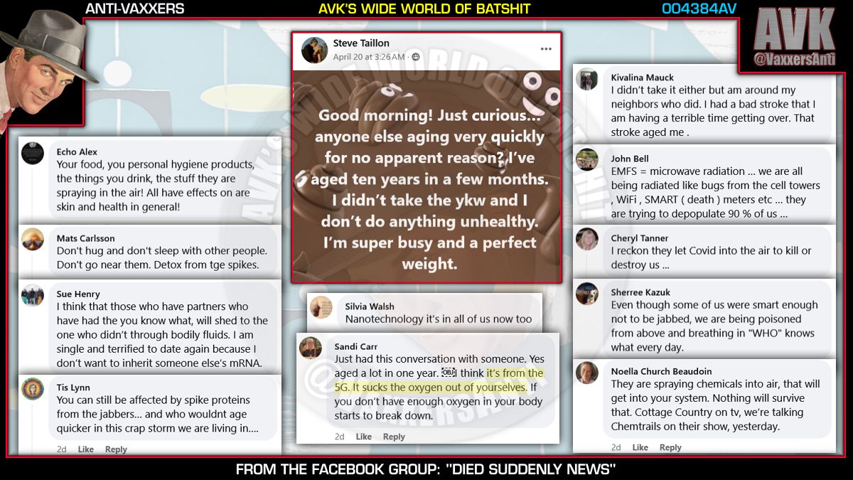 Anti-vaxxers claim they're rapid aging and they're blaming chemtrails, 5G, nanobots and... YOU! #antivax #antivaxxers #unvaxxed #unvaccinated #RatLickers 🐀