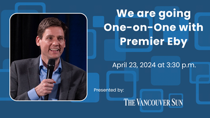 Tomorrow at 3:30pm, One-on-one with Premier David Eby. Don’t miss the special edition of @LiveConvo. LandlordBC is a proud sponsor of the monthly forum series as part of our dual commitment to our community and the rental housing sector. conversationslive.ca/watch