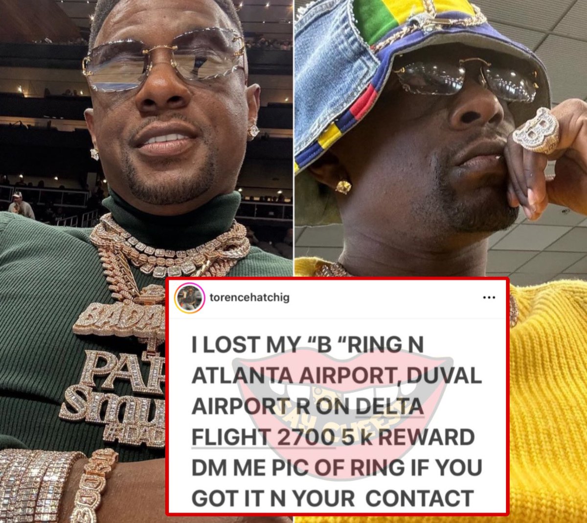 Boosie has offered a $5,000 reward for anyone who returns his lost ring