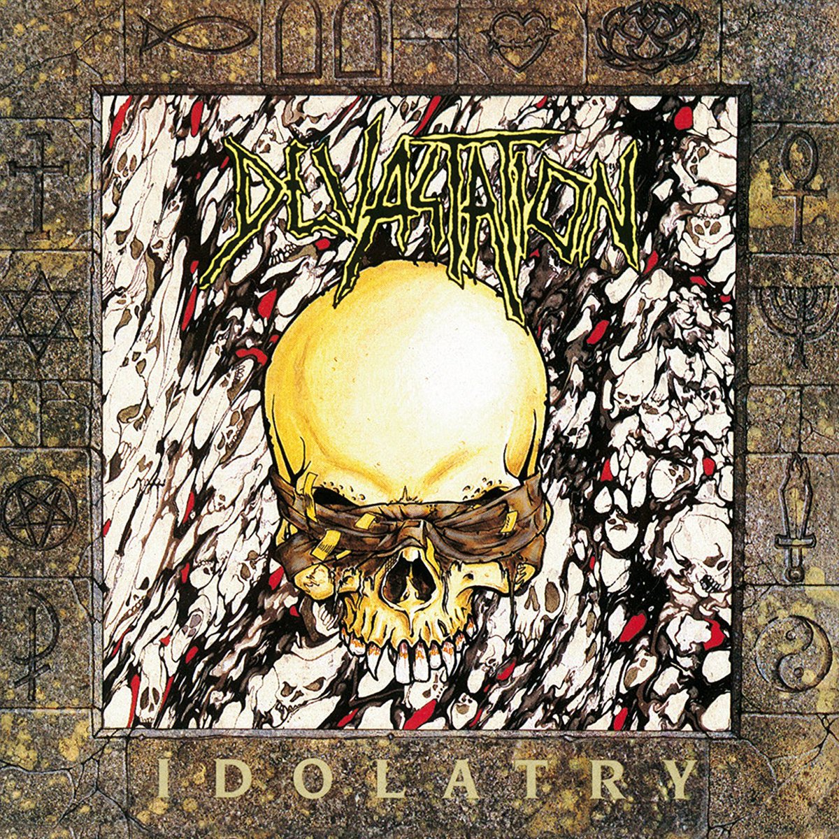 April 23rd, 1991 Devastation released album: Idolatry. #thrashmetal 🇺🇲 youtu.be/9-ofJYnpnpo?si…