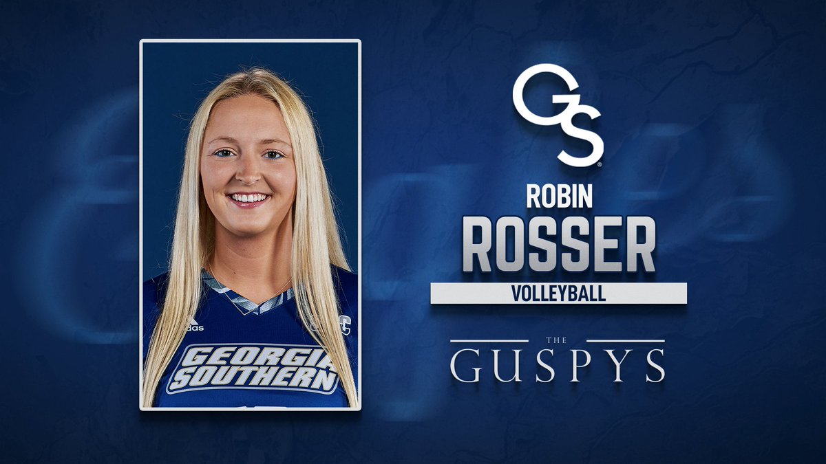 Georgia Southern Athletics (@gsathletics) on Twitter photo ππ£ππ« ππͺππ₯ππ¦
Congratulations, Robin Rosser!
#HailSouthern | <a href="/GSAthletics_VB/">GS Volleyball</a> ππ£ππ« ππͺππ₯ππ¦
Congratulations, Robin Rosser!
#HailSouthern | <a href="/GSAthletics_VB/">GS Volleyball</a>