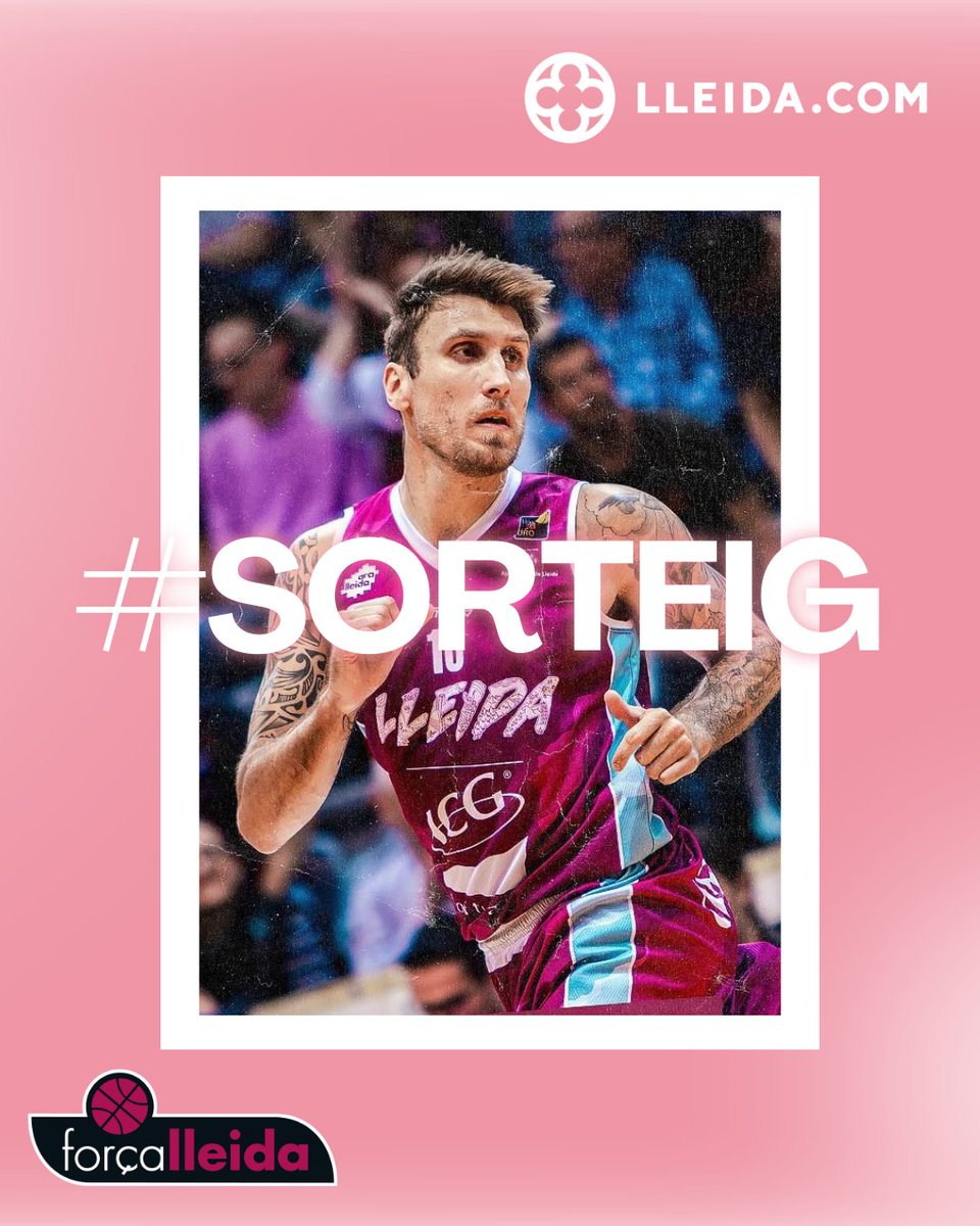 lleidacom's tweet photo. 🏀 #SORTEIG | Regalem 2 ENTRADES DOBLES pel #ForçaLleida - Grupo Alega Cantabria!
----
1️⃣ Like ❤️+RT 🔃
2️⃣Menciona amb qui hi aniries
3️⃣Segueix @lleidacom i @flleida 
-----
🏟️ Divendres, 26 d'abril (21:00h)
🍀 Tanquem el dijous, 25/4 (11h)
🔗 Bases: https://t.co/v293jndOL7 https://t.co/SxNcZR7a8w