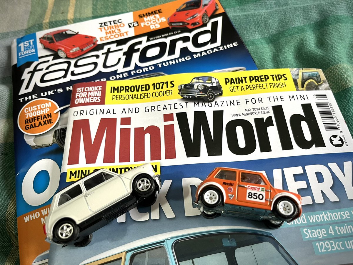 Work news: I’m the new editor of MiniWorld magazine 📝📚 Yes, I’ll still be editor of Fast Ford. Assume from this point onward that I’m never asleep ☕️