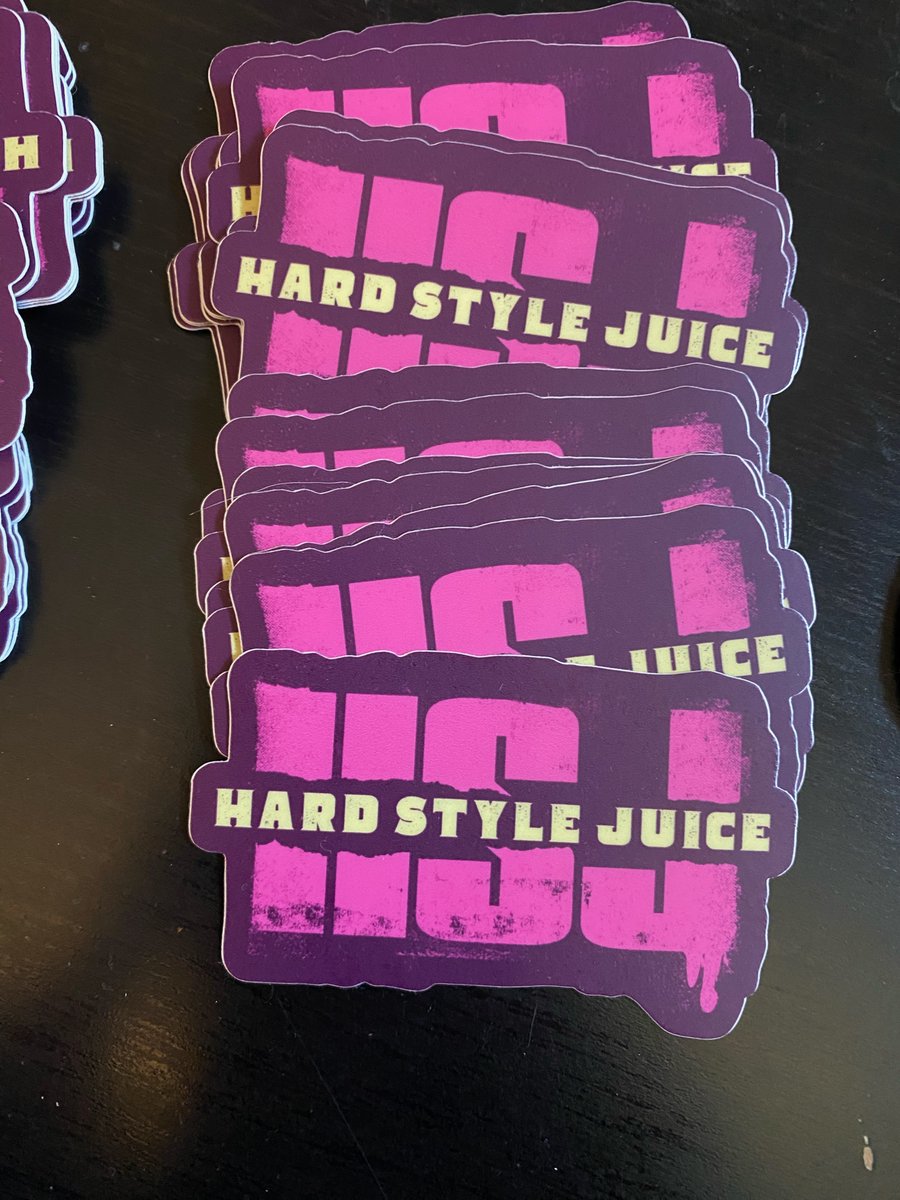Hey come see me this weekend at #C2E2 Artist Alley table X-05 - it's my first time in Chicago! Stop by and ask me about Hard Style Juice, and get yourself a free sticker!