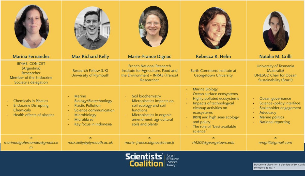 Dr Max Kelly (@maxkelly99) on Twitter photo Part of the ship, part of the crew. On the ground at #INC4 in Ottawa with <a href="/ScientistsCoa/">Scientists' Coalition for Effective PlasticsTreaty</a>
#PlasticsTreaty šØš¦ Part of the ship, part of the crew. On the ground at #INC4 in Ottawa with <a href="/ScientistsCoa/">Scientists' Coalition for Effective PlasticsTreaty</a>
#PlasticsTreaty šØš¦
