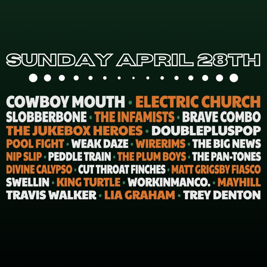 The_Infamists's tweet photo. We will be playing the resurrected Fry Street Fair Main Stage on 04/28 at 5pm in Denton, Tx. Maybe we can fly our buddy Mike in from NY to do this special  intro again. ✈️😂

#denton #frystreet #frystreetfair #theinfamists #dentontx #concert #festival #rocknroll #bands #kiss https://t.co/M12ca9uC5Z