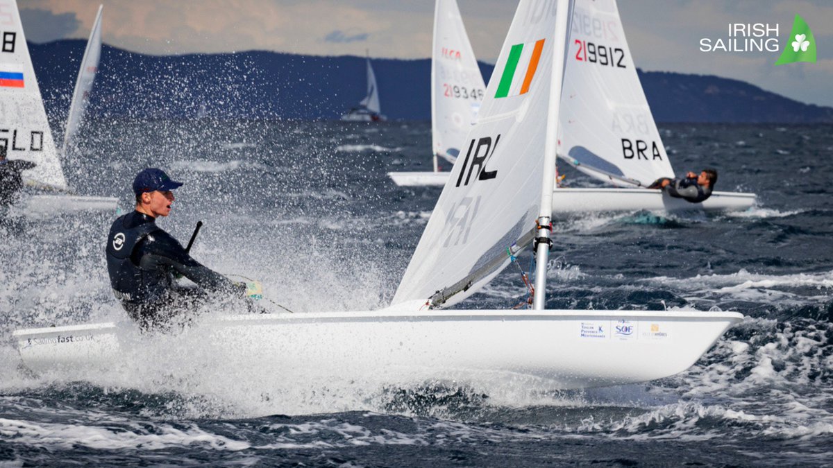 Irish_Sailing's tweet photo. Mixed conditions brings mixed results for Irish sailors on the opening day of French Olympic Week ☘️
A ninth place finish from Ewan McMahon for the ILCA 7's single race of the day and opening race of the series!
#letsgo #teamIRL
https://t.co/zhZBBnPh3A https://t.co/GHSlso4Itu