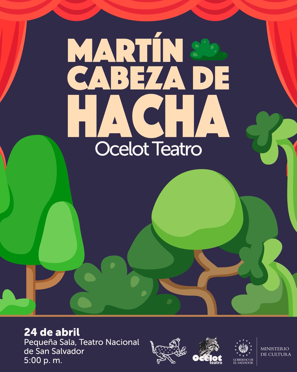 🎭🌎 En el marco del Día Internacional de la Madre Tierra, presentaremos junto a Ocelot Teatro la emocionante obra 'Martín cabeza de hacha'. ✨ Esta cautivadora historia para toda la familia nos conecta con la naturaleza y la importancia de cuidar nuestro hogar. 🌟🤩 🎟Gratis