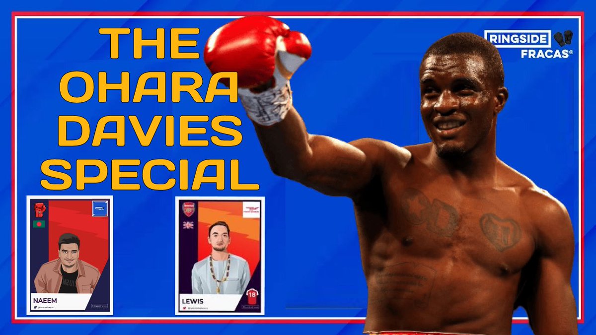 NEW #RingsideFracas 🚨 The Ohara Davies Special! 🎙️: @NaeemForReal @lewbob91 @OharaDavies 🥊 Catchup with Ohara 🎯 🥊 #HaneyGarcia review 🥊 The 140lbs division + more! 🍏: podcasts.apple.com/gb/podcast/rin… 🎧: open.spotify.com/episode/7bPxuf… 📺: youtube.com/live/Qyjs9HZkd… #Boxing