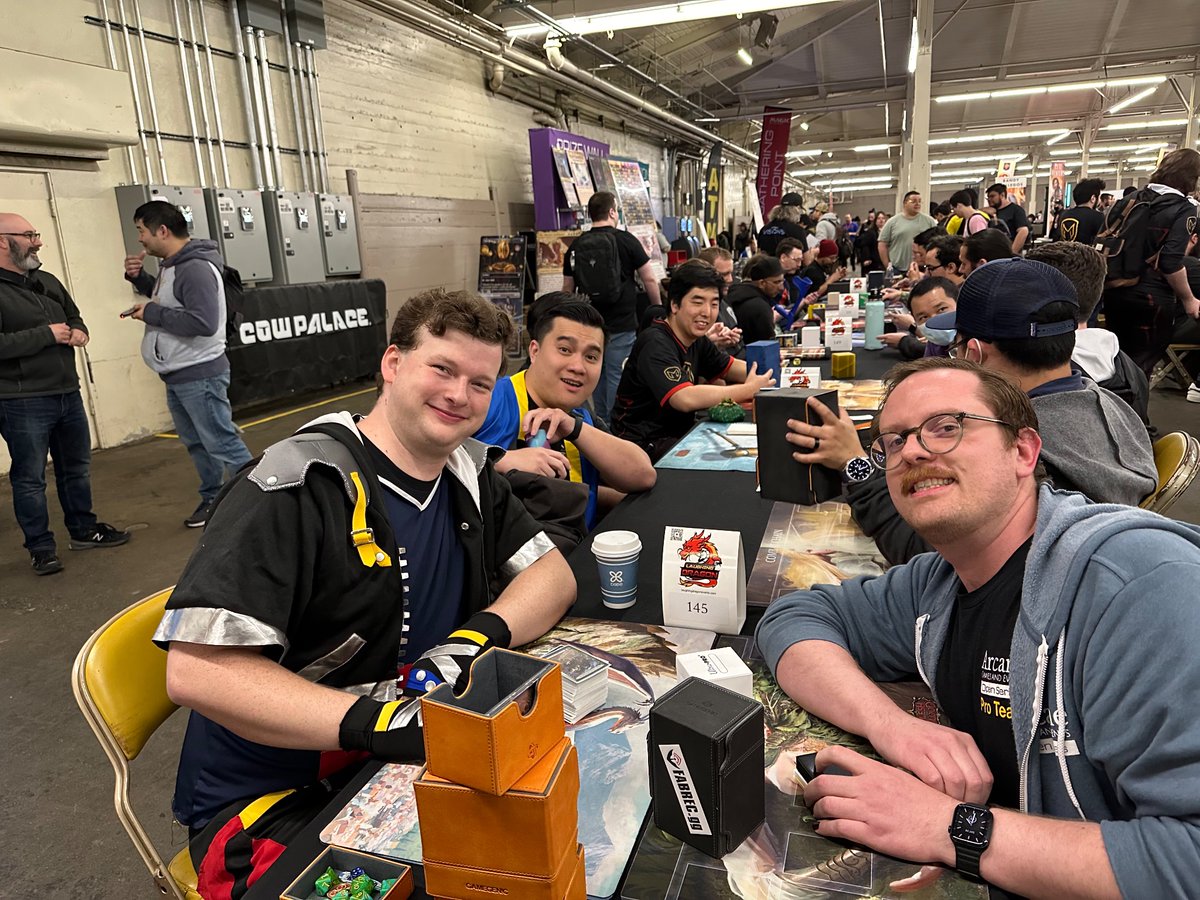 ArcaneEvents_'s tweet photo. Congratulations to the AGE Pro Team for an excellent weekend at BH:SF! 

They secured 7 top 8 slots throughout the weekend, and Zachary Wallach won the Proquest + event on Prism!

On to the next one!

#fabtcg https://t.co/UNnPdqLaNv